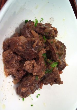 鶏肝とハツの✨さっぱり煮-レシピのメイン写真