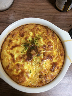 長芋、ツナ、納豆のグラタンたこ焼き風味-レシピのメイン写真