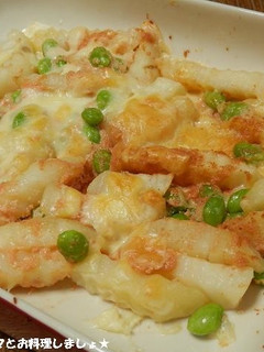 簡単★冷凍ポテトの明太マヨチーズ焼き-レシピのメイン写真