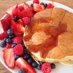 รูปของ ドイツで♪バターミルクのパンケーキ