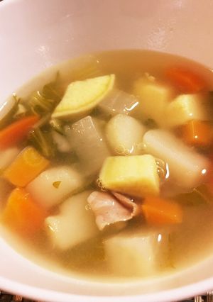 子供と一緒に★あたたまるお野菜スープ♬-レシピのメイン写真