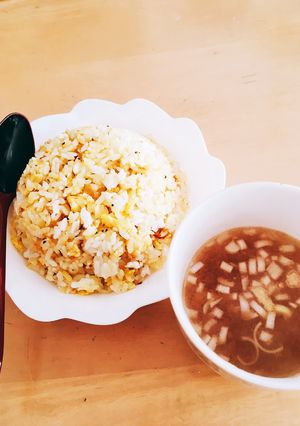 簡単！香味ペースト 炒飯、スープ付-レシピのメイン写真