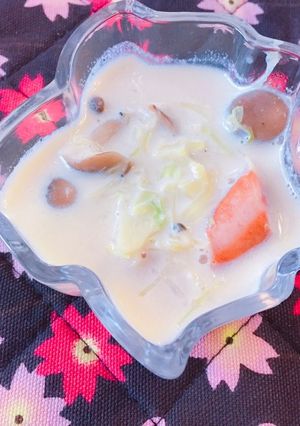 体ポカポカ豆乳スープ-レシピのメイン写真