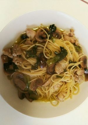 ずぼら女のアヒージョの素パスタ-レシピのメイン写真