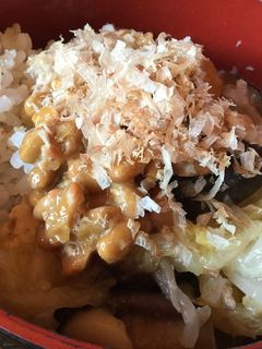 鍋の残りで納豆雑炊-レシピのメイン写真