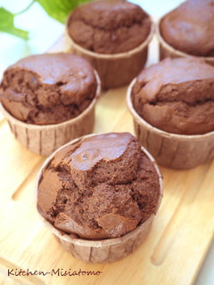 さくふわしっとり系♡チョコレートマフィン-レシピのメイン写真