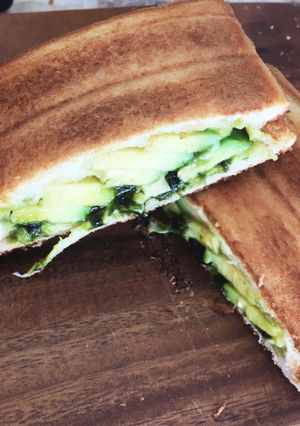 アボカド海苔ホットサンド-レシピのメイン写真