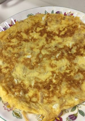 なめ茸とにんにくのスペイン風オムレツ-レシピのメイン写真