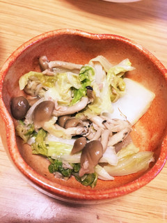 白菜としめじのほっこり味噌煮-レシピのメイン写真