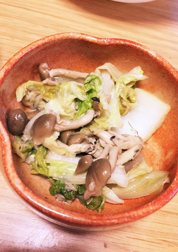 白菜としめじのほっこり味噌煮-レシピのメイン写真