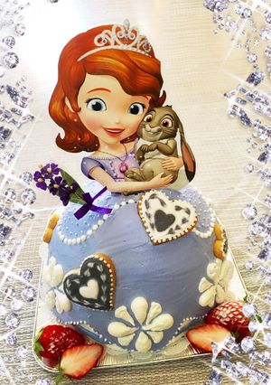 小さなプリンセスソフィア♡ドールケーキ-レシピのメイン写真