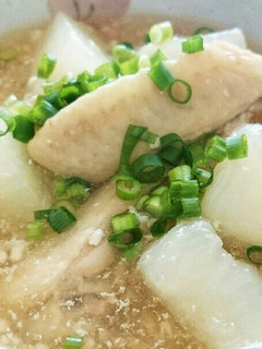 簡単!大根とダブル鶏肉のほっこりあんかけ-レシピのメイン写真