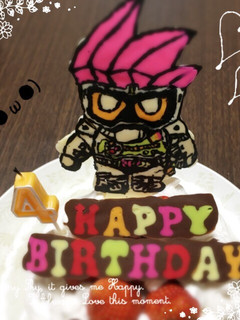 仮面ライダーエグゼイドケーキ♪-レシピのメイン写真