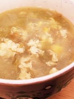 コーンとレタスの中華スープ-レシピのメイン写真