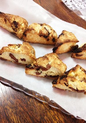 ココナッツオイル風味のチョコスコーン✩-レシピのメイン写真