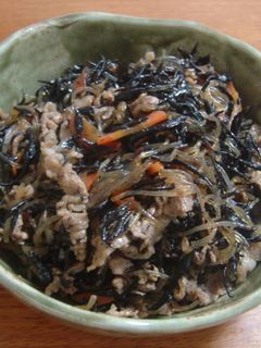 ひじきと豚肉の春雨の炒り煮-レシピのメイン写真