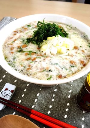 バフバフ蕎麦〜納豆長芋とろろ蕎麦-レシピのメイン写真