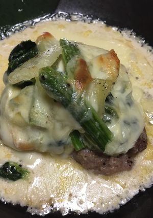 お肉のほうれん草生クリーム焼き-レシピのメイン写真