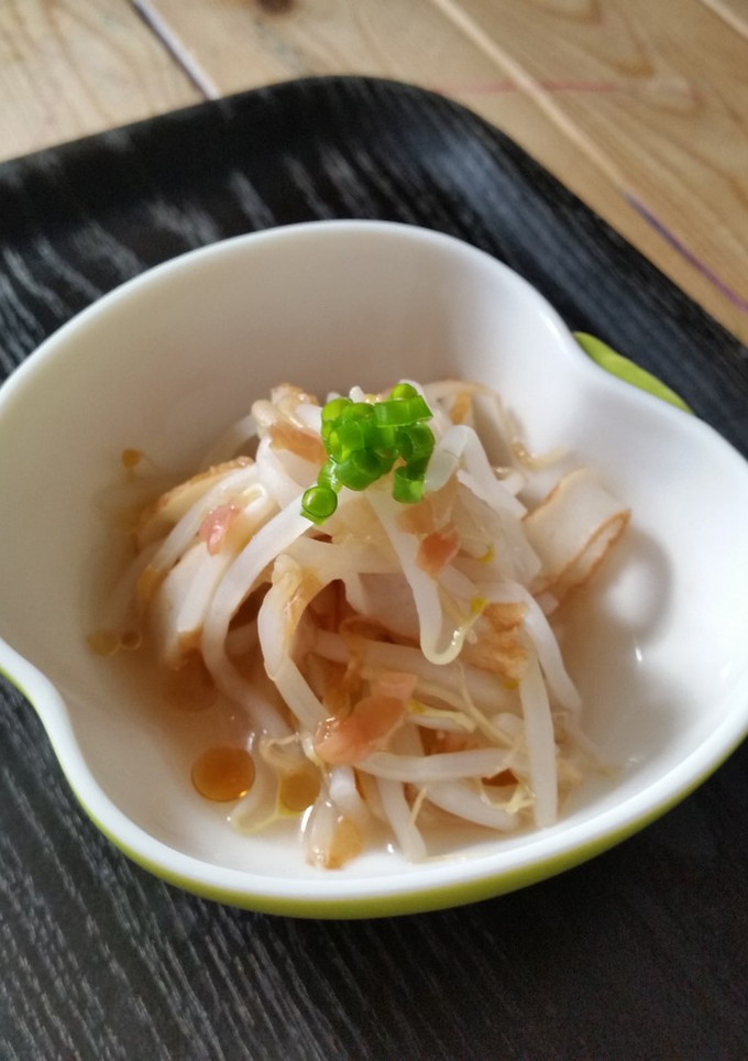 シンプル！もやしとさつま揚げの梅煮-レシピのメイン写真