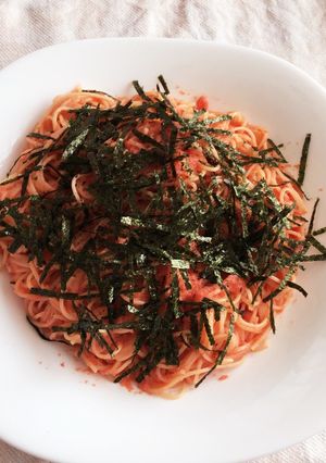 簡単☆海苔たっぷり明太子(たらこ)パスタ-レシピのメイン写真