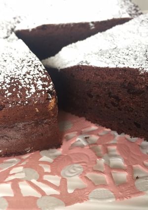 生クリーム無、板チョコ1枚ガトーショコラ-レシピのメイン写真