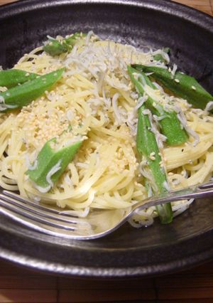 ☆オクラとシラスのパスタ☆-レシピのメイン写真