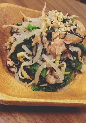 調味料1つ♡ほうれん草とツナのおひたし-レシピのメイン写真