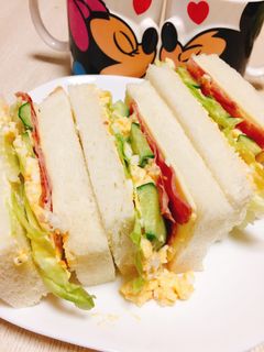 簡単ふわふわ卵サンド-レシピのメイン写真