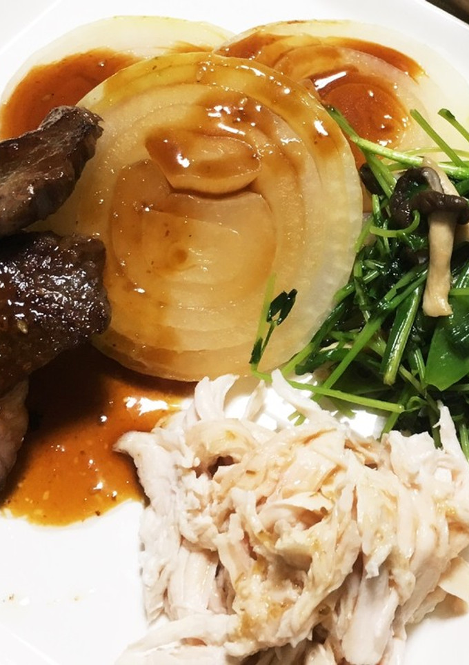 豆苗と椎茸の炒め物-レシピのメイン写真