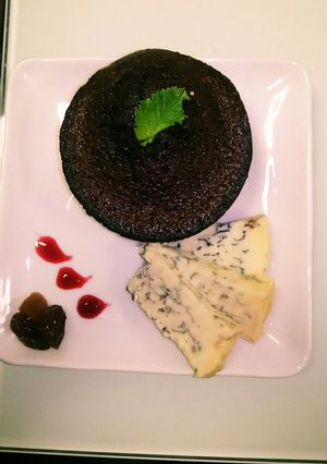 ブルーチーズとチョコレートのマリアージュ-レシピのメイン写真