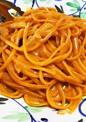 本当に牛乳だけ？ウニクリームパスタ-レシピのメイン写真
