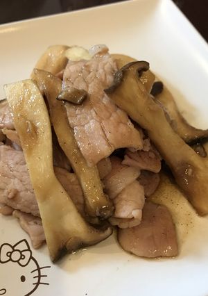 厚切りハムとエリンギ炒め-レシピのメイン写真