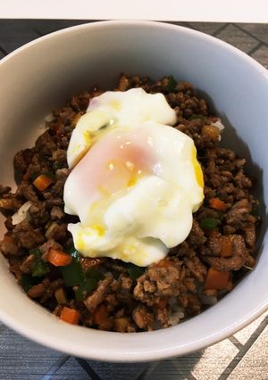 簡単！ピーマン克服♡ひき肉丼-レシピのメイン写真