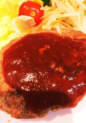 ハンバーグ-レシピのメイン写真