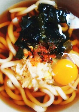 月見うどん-レシピのメイン写真