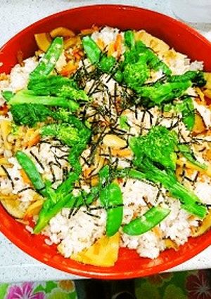 春先取り♪旬野菜のちらし寿司-レシピのメイン写真
