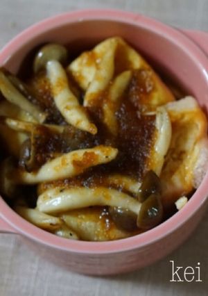 5分レシピ☆豆腐としめじのおろしびたし-レシピのメイン写真
