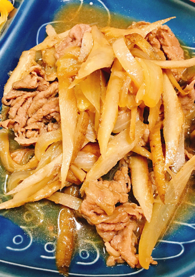 ごぼうの牛しぐれ煮-レシピのメイン写真