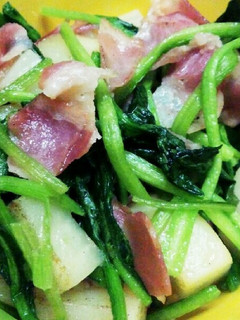 ほうれん草とベーコンポテト-レシピのメイン写真