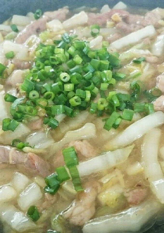 簡単時短!!白菜と豚肉の中華風とろとろ煮-レシピのメイン写真
