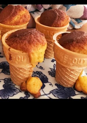 サックリふわふわ☆アイスコーンの焼き菓子-レシピのメイン写真