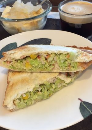 コールスローのホットサンド-レシピのメイン写真