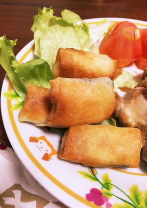 長芋明太おつまみ春巻き-レシピのメイン写真
