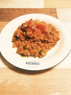 簡単トマトのクリーミーリゾット-レシピのメイン写真