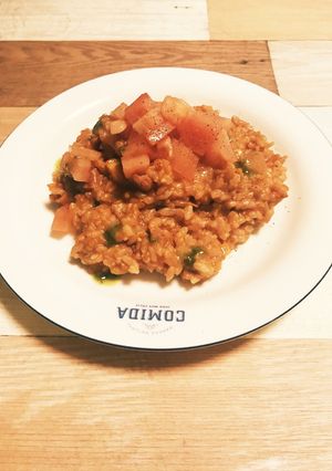 簡単トマトのクリーミーリゾット-レシピのメイン写真