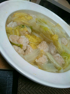 鶏団子と白菜の鍋-レシピのメイン写真