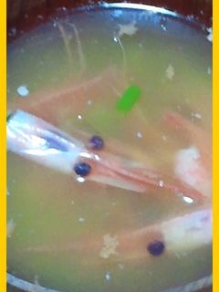 佐渡の味覚☆甘えびの頭の味噌汁-レシピのメイン写真