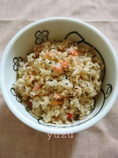 雑穀米(麦飯)でしらす&おかかの混ぜご飯-レシピのメイン写真