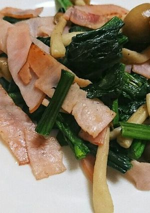 簡単☆ほうれん草としめじのソテー-レシピのメイン写真