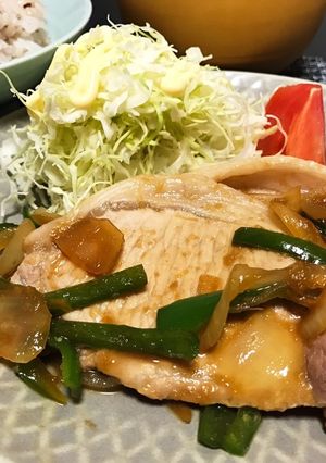 簡単フライパン一つ★定食屋さんの生姜焼き-レシピのメイン写真
